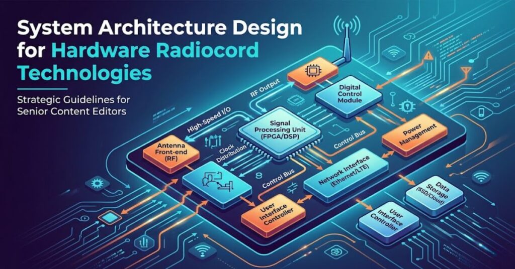 system architecture design for hardware radiocord technologies